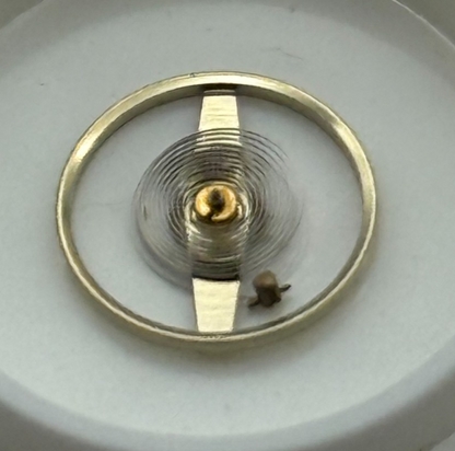 Oris 671 672 Balance Wheel Complete And Spring 8¾’’’ 1724 M Watch Movement Parts