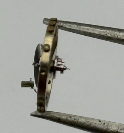 ETA 761 1201 Balance Wheel Complete And Spring  145 M Watch Movement Parts NOS