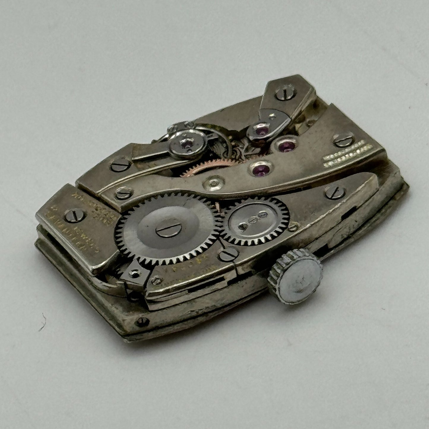 19mm Gruen 117 GR Precision Temp Adjusted Manual Wind Swiss Watch Movement PARTS