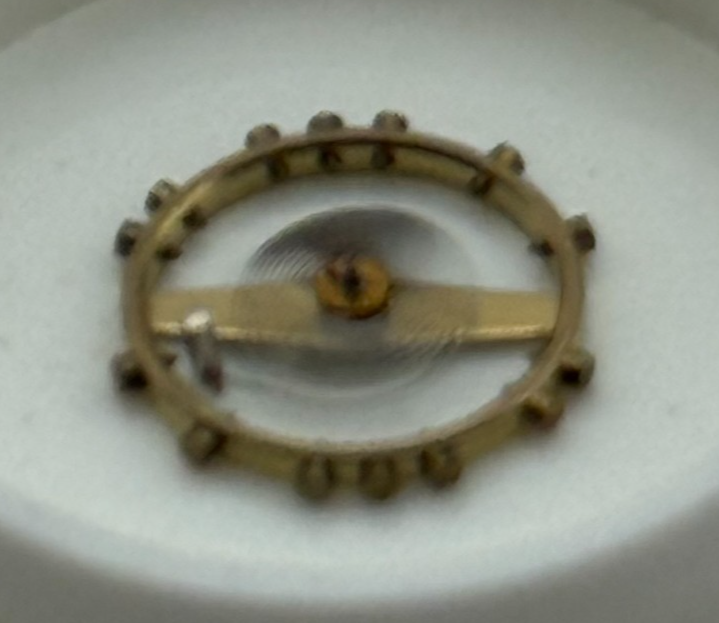 FHF 60 Balance Wheel Complete And Spring  6¾-8’’’ 200 M Watch Movement Parts NOS