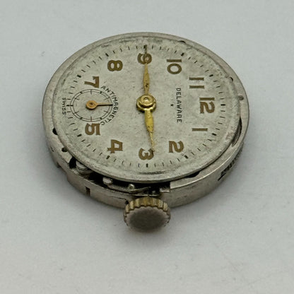 19.7mm Delaware Derby D40 Manual Wind 7 Jewels Swiss Watch Movement PARTS SPARES