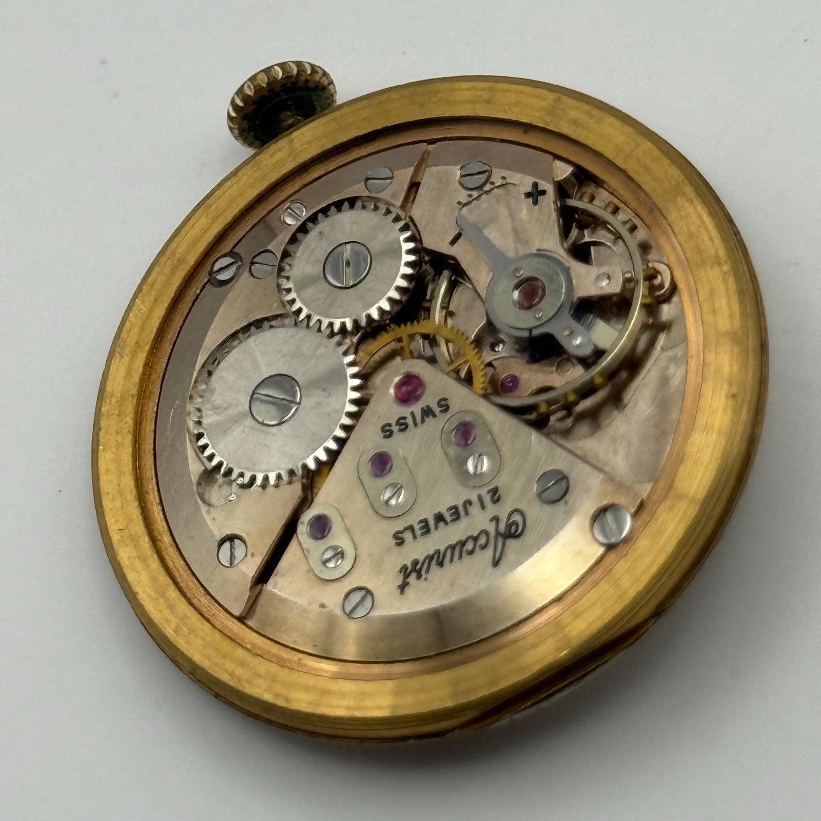 ETA 2390 Watch Movement Accurist Manual Wind Vintage Swiss Parts Repair 29.3mm