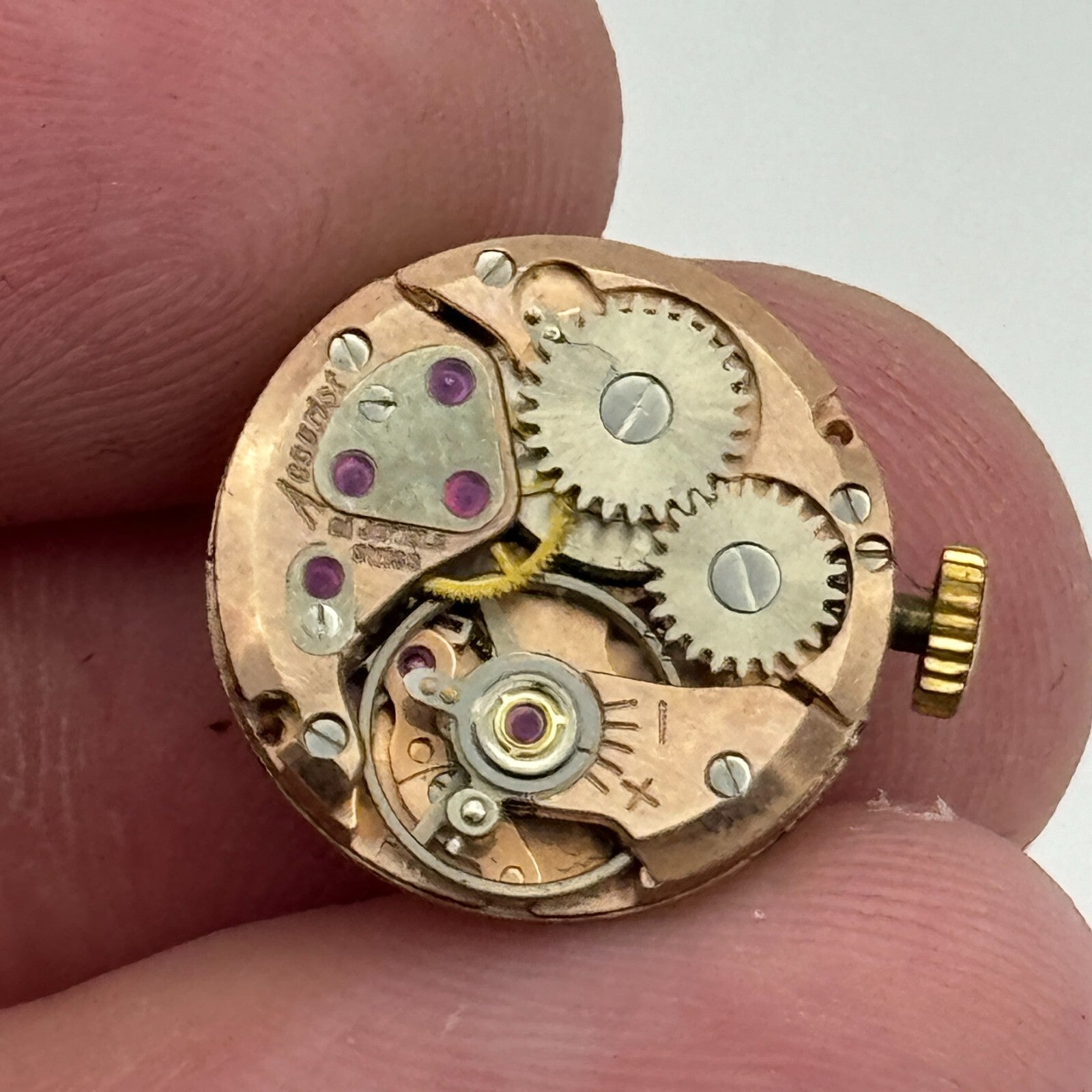 15.5mm Running ETA 2412 Accurist Manual Wind Swiss Ladies Watch Movement PARTS