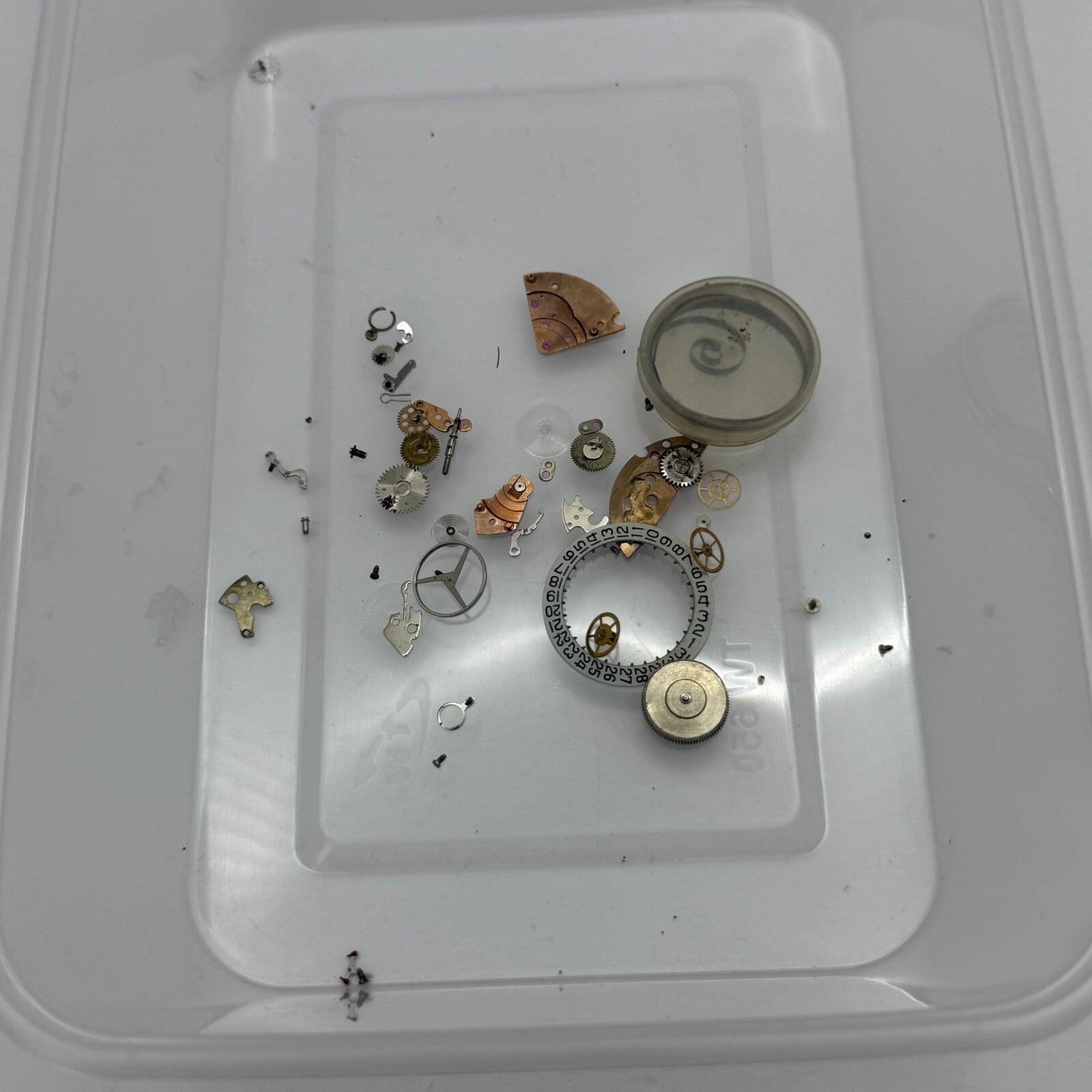 30.9mm Vintage Accurist ETA 2409 Partial Manual Wind Watch Movement PARTS REPAIR