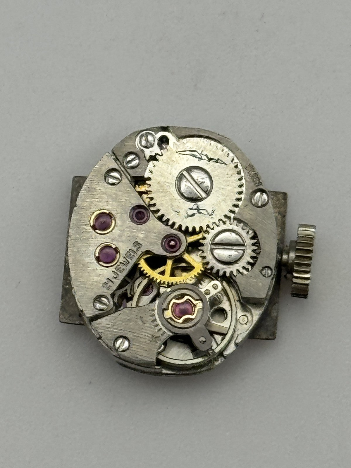 12.9mm Vintage Rotary AS 1677 Manual Wind Swiss Watch Movement PARTS REPAIR