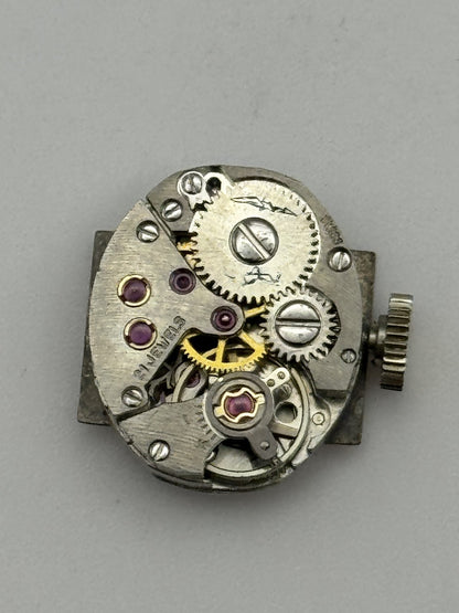 12.9mm Vintage Rotary AS 1677 Manual Wind Swiss Watch Movement PARTS REPAIR