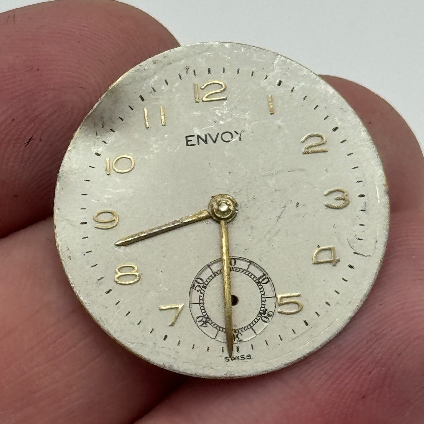 27mm Envoy AS 554 A Schild Men's 15 Jewels Manual Wind Watch Movement PARTS