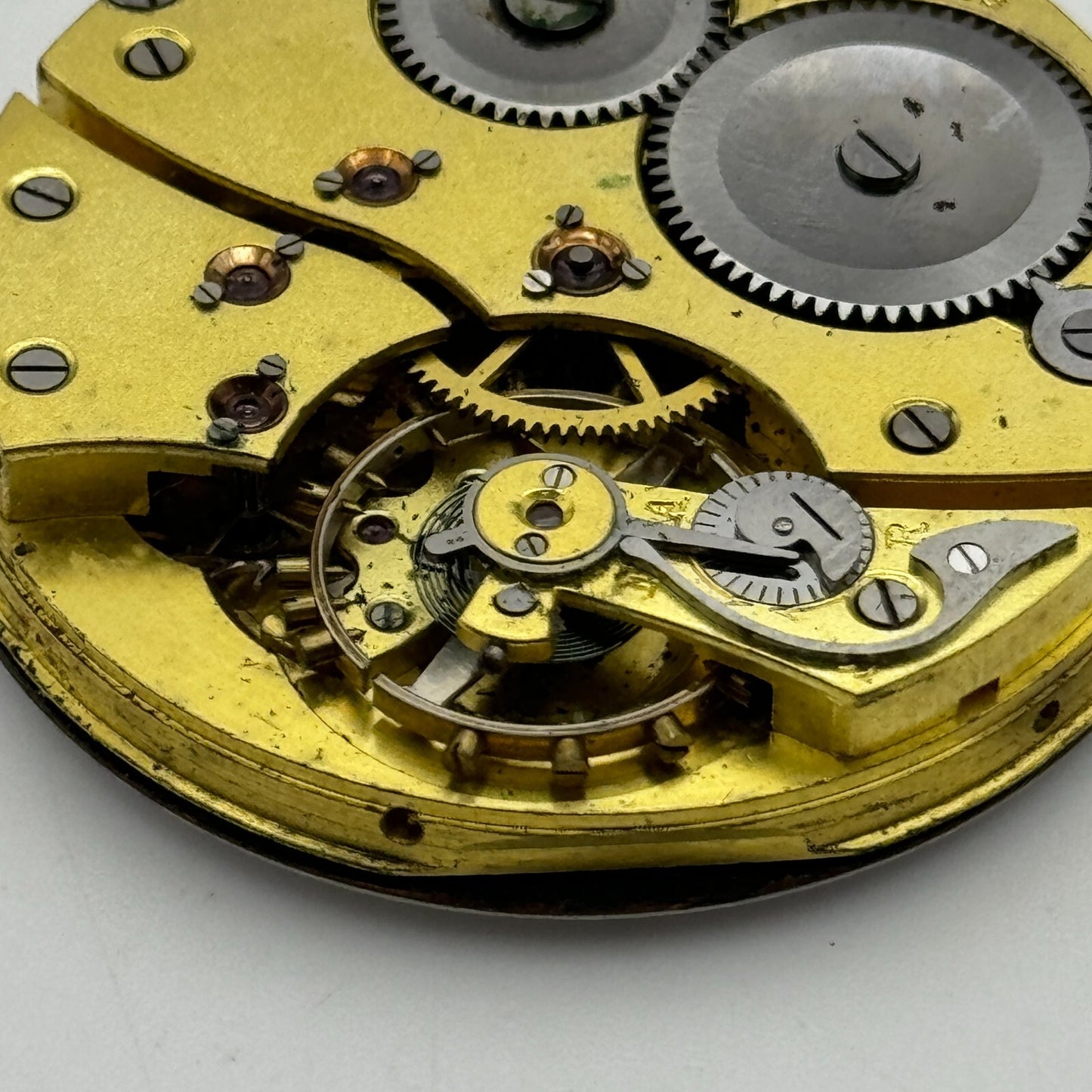 42.9mm High Grade Hendersons 17 Jewels Balance Ok Hunter Pocket Watch Movement