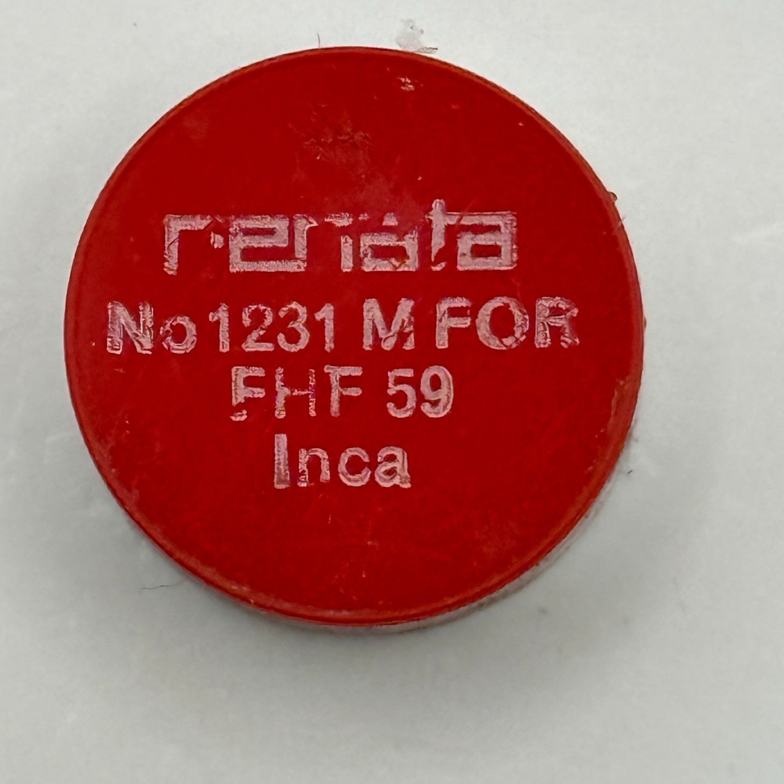 FHF 59 Balance Wheel Complete And Spring Inca 1231 M Watch Movement Parts NOS