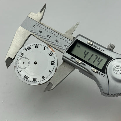 41.7mm Unidentified 15 Jewels Swiss Vintage Pocket Watch Movement PARTS REPAIR