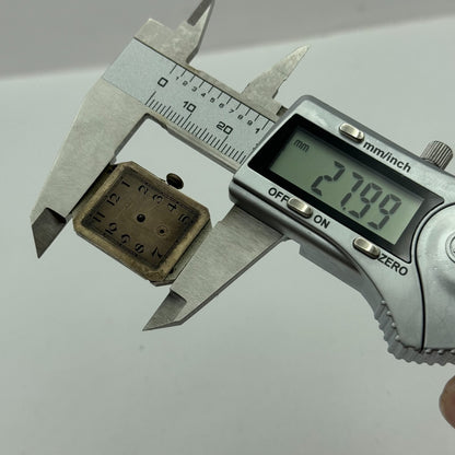 20.7mm Kendal & Dent Rotary Maximus Rare Tank Watch Movement Manual Wind PARTS