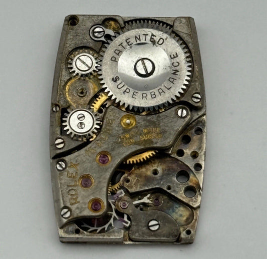 Rolex Super Balance Size H.W 15 Rubies Tank 3597 Watch Movement Vintage 18mm