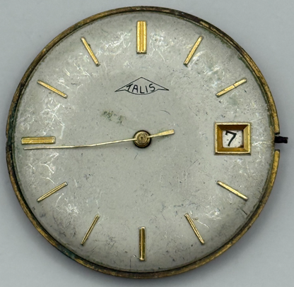 ETA 2408 Watch Movement Talis Manual Wind Vintage Swiss Parts Repair 30.9mm