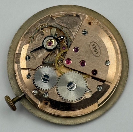 ETA 2391 Watch Movement Everite Running Manual Wind Vintage Parts Repair 25.8mm