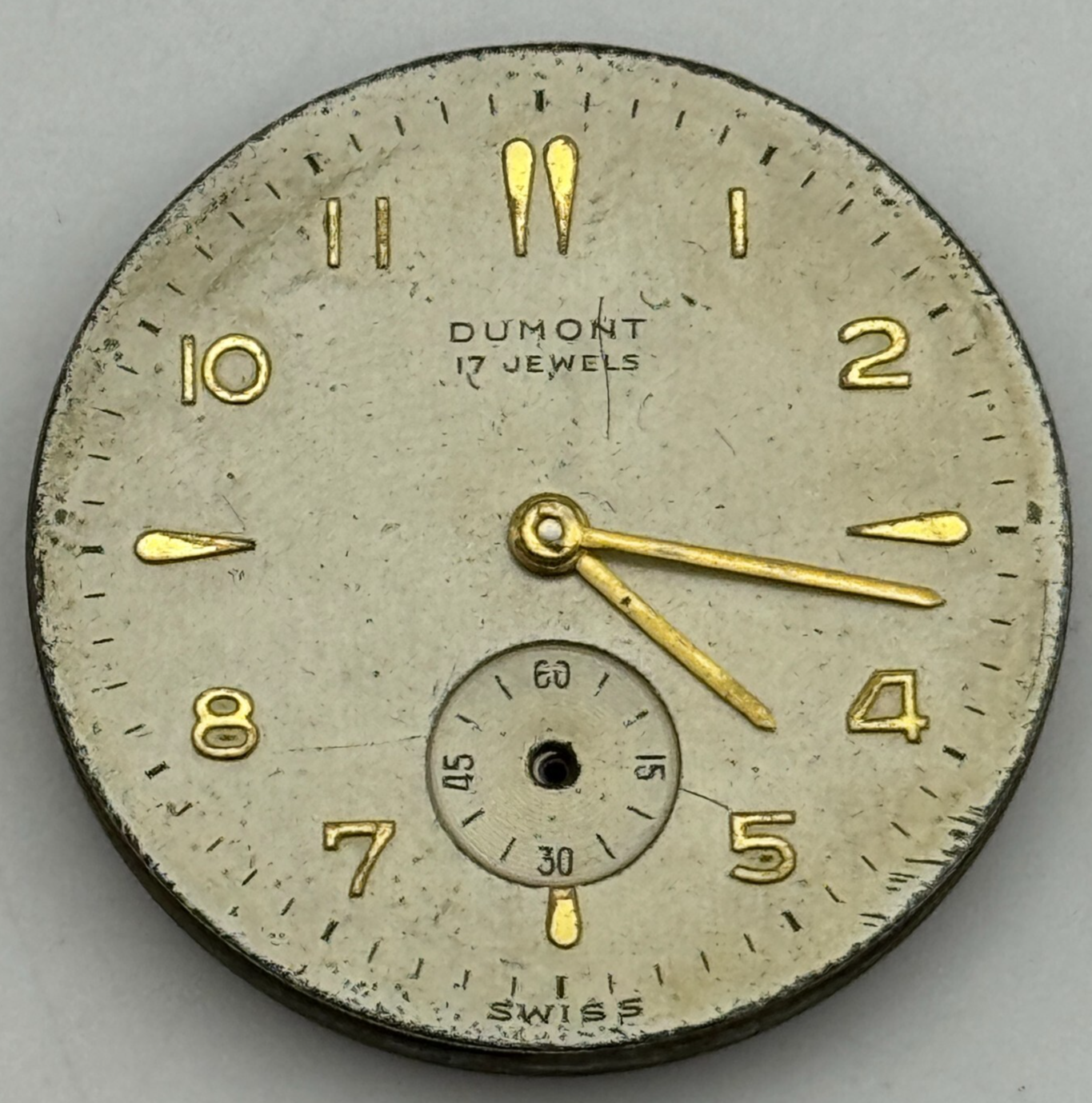 29.1mm Men's Dumont OM 125 Otto Meyer Manual Wind Swiss Watch Movement PARTS
