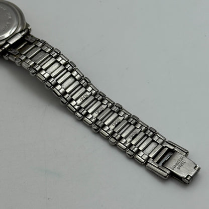 25mm Working Ladies Britania 30m Silver Tone Roman Numeral Quartz Watch 6 Inches