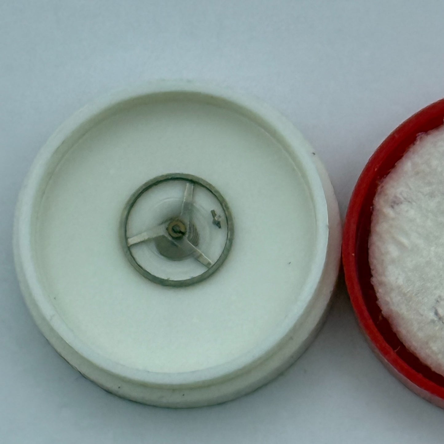 AS 1677 Balance Wheel Complete And Spring 8 1/2''' 1225 M Watch Movement Parts 