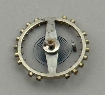 AS 1051 Balance Wheel Complete And Spring 5¼’’’ 34 M Watch Movement Parts NOS