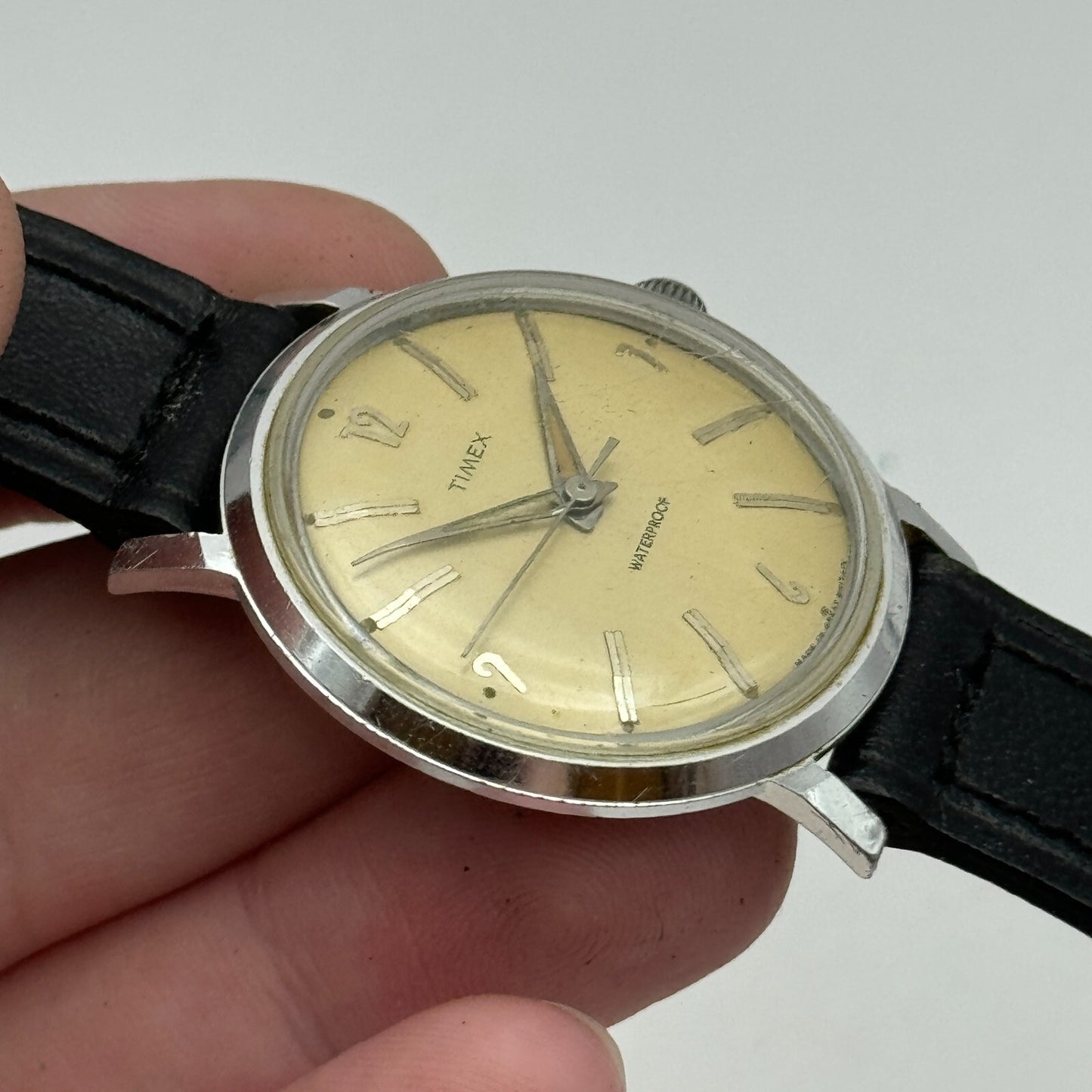 34mm Men’s Vintage Timex GB Made Waterproof Dustproof Aluminium Watch PARTS