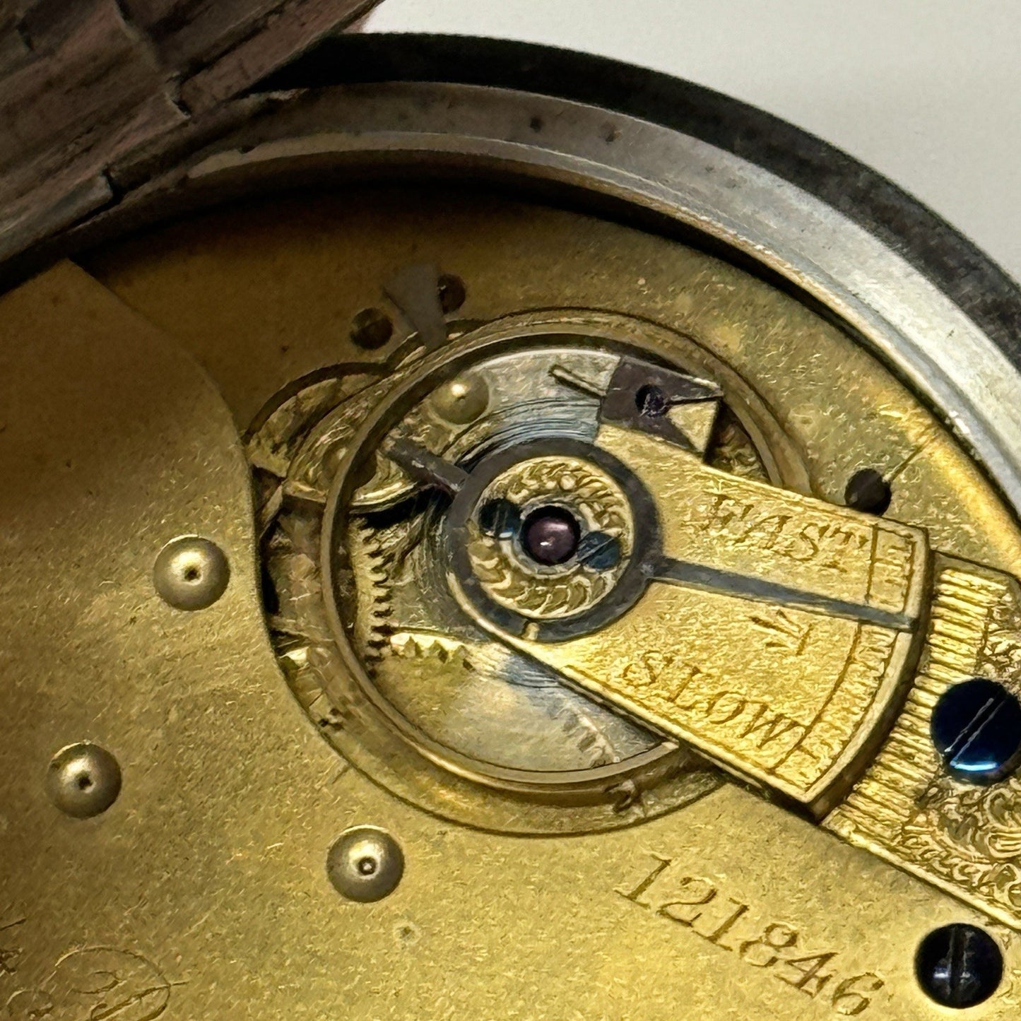 Pin Set Sterling Silver 3/4 Plate Lever English Watch LTD Pocket Watch TO REPAIR