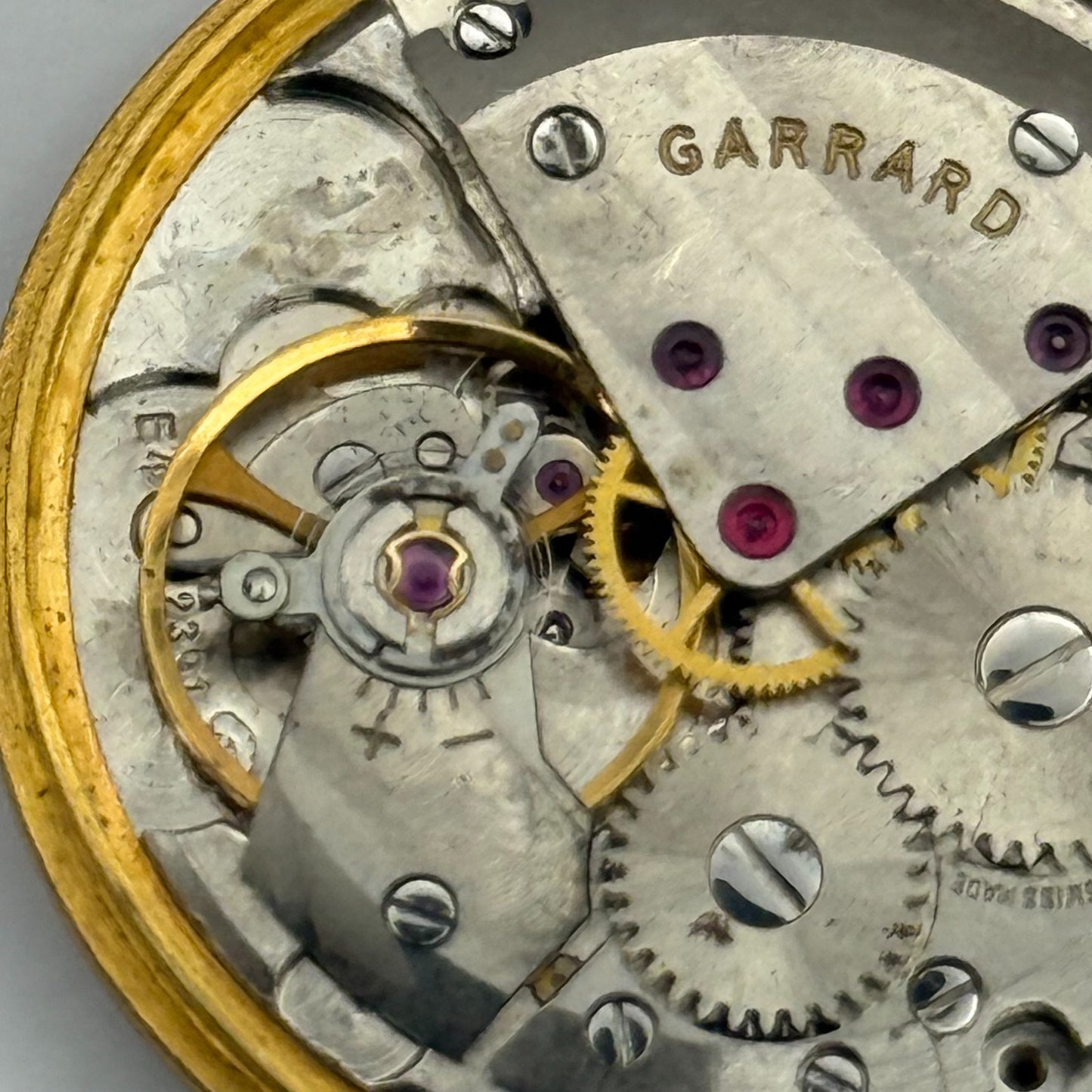 ETA 2391 Watch Movement Garrard Manual Wind Vintage Swiss Parts Repair 29.3mm