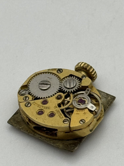 12.9mm Vintage Imado AS 1977-2 Manual Wind Swiss Watch Movement PARTS REPAIR