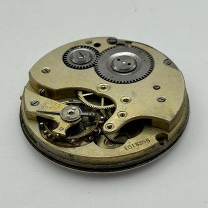 43.4mm Vintage Unidentified 1013385 Hunter Swiss Pocket Watch Movement PARTS