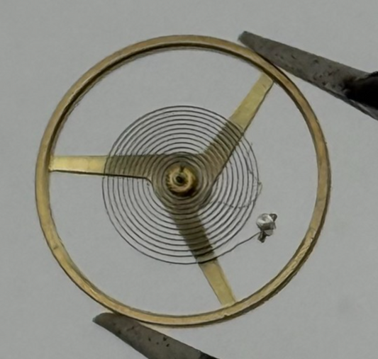 AS 1900 1906 Balance Wheel Complete And Spring 1577 M Watch Movement Parts