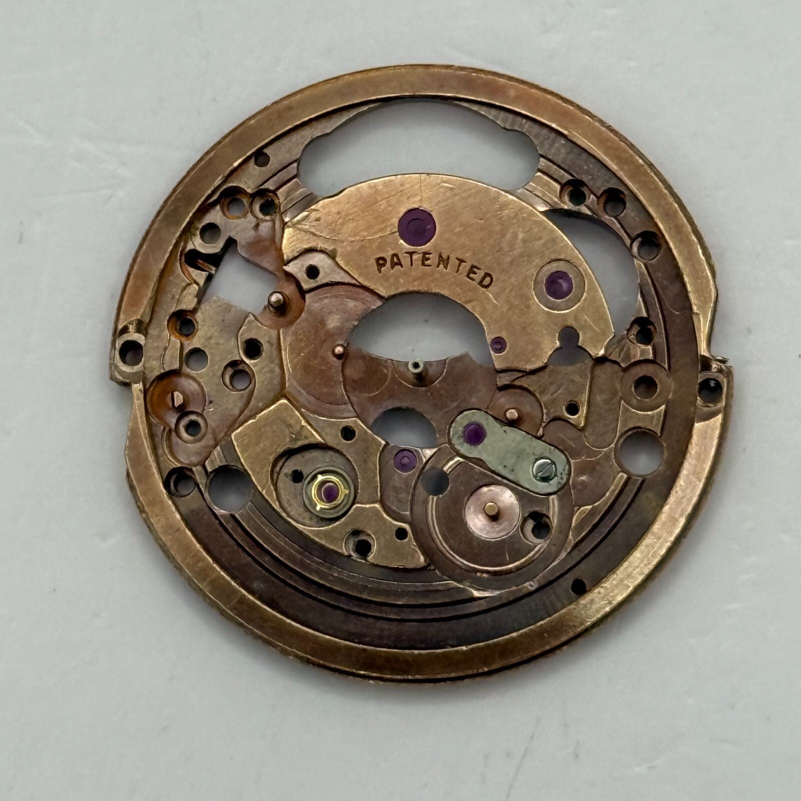 30.9mm Vintage Accurist ETA 2409 Partial Manual Wind Watch Movement PARTS REPAIR