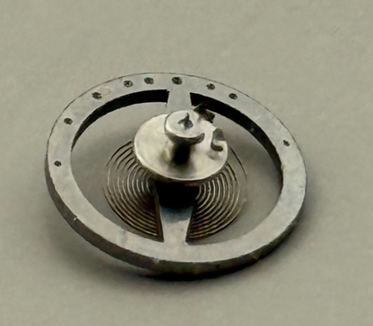 BFG 34 Balance Wheel Complete And Spring  10½’’ PL 59 Watch Movement Parts NOS