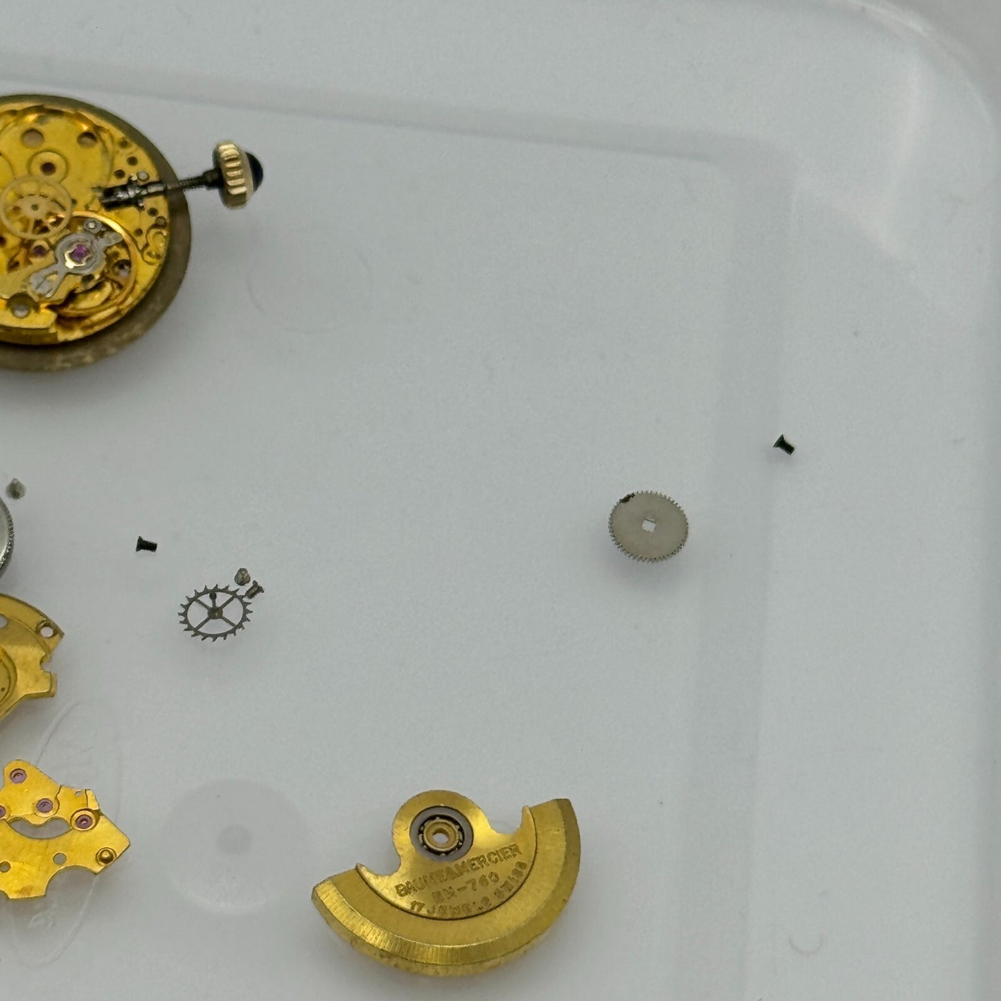 17.4mm Baume & Mercier BM-760 Baumatic Automatic Swiss Watch Movement PARTS