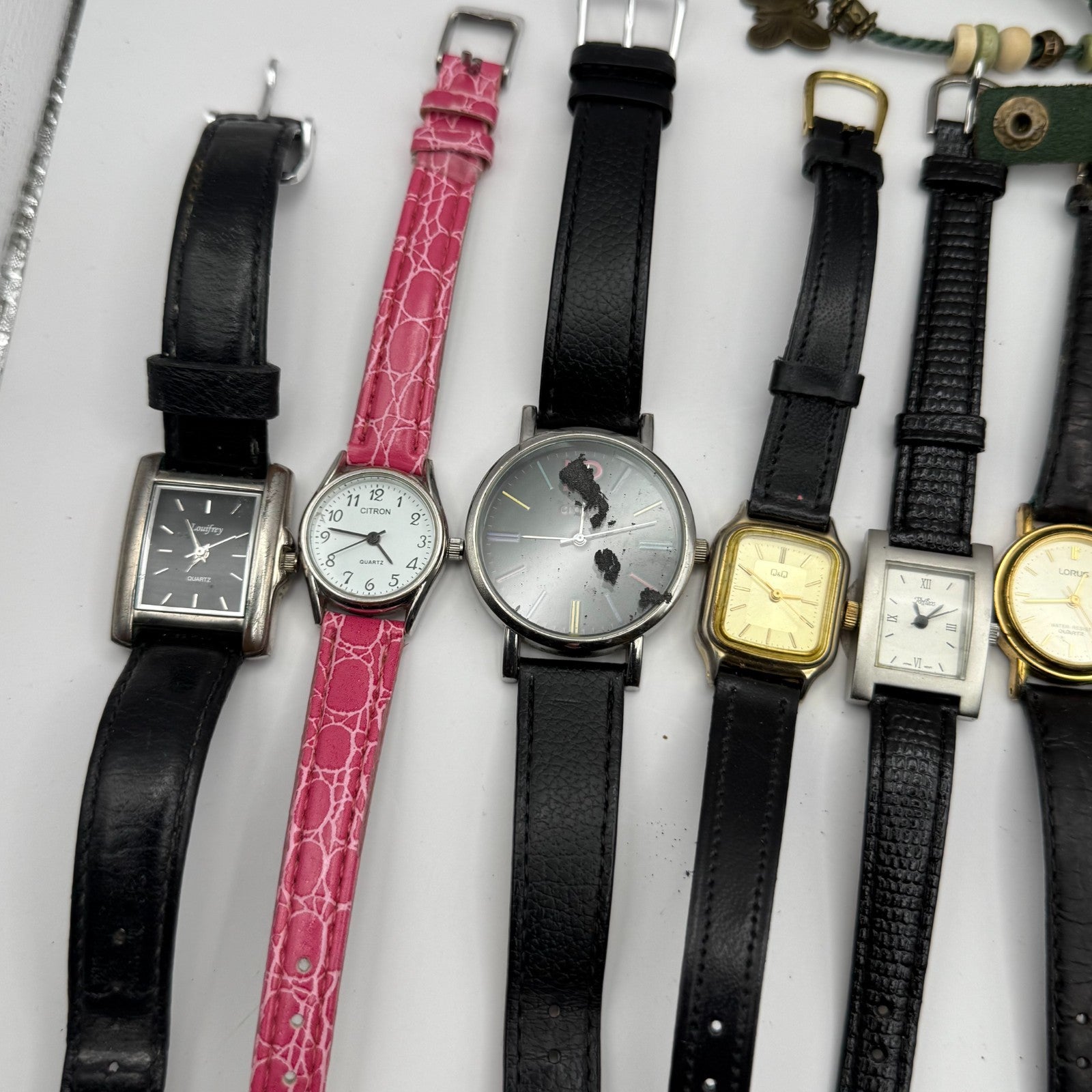 Bundle Of 15 Quartz Watches Job Lot Modern / Vintage Untested Parts / Repair
