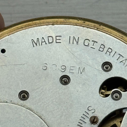 51mm Vintage Smiths Empire 609 EM Britain Made Pocket Watch PARTS REPAIR