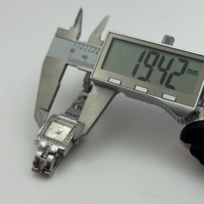 19mm Working Ladies Sekonda 4738 Jewelled Silver Tone Japan Quartz Watch 6 Inch