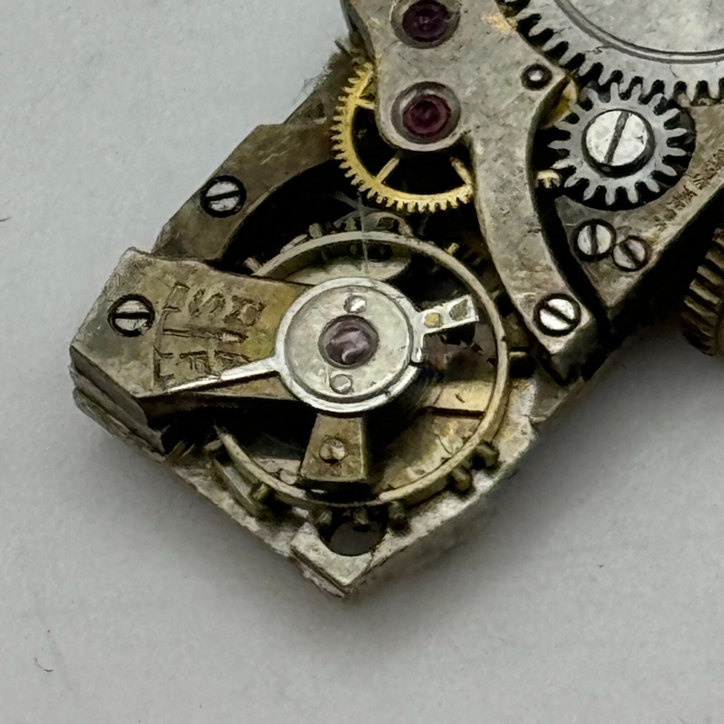 11.2mm FHF 52 Tank Watch Movement Manual Wind Swiss Made 15 Jewels PARTS SPARES