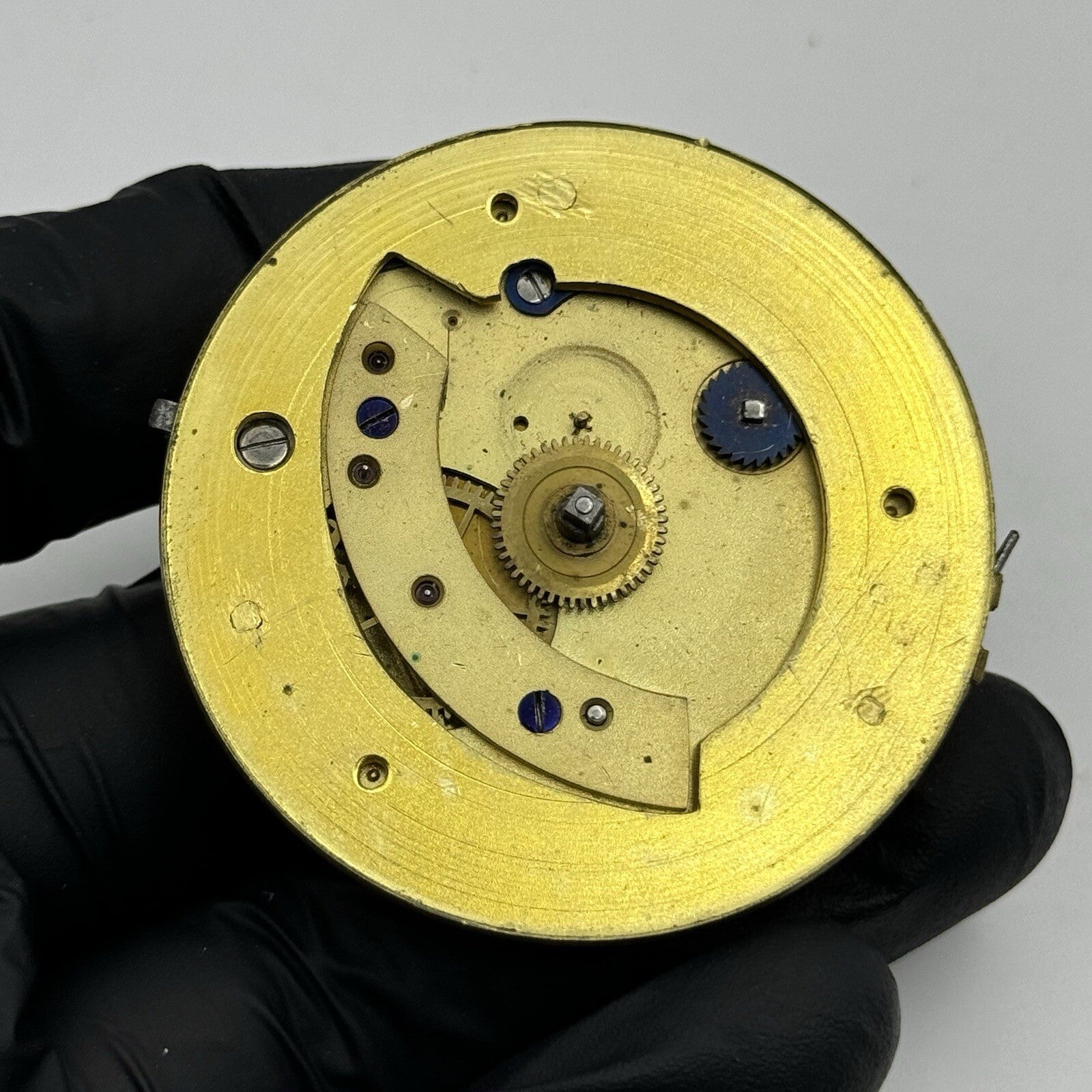 51.9mm Antique Oversized Fusee D Steadman London Pocket Watch Movement To Repair