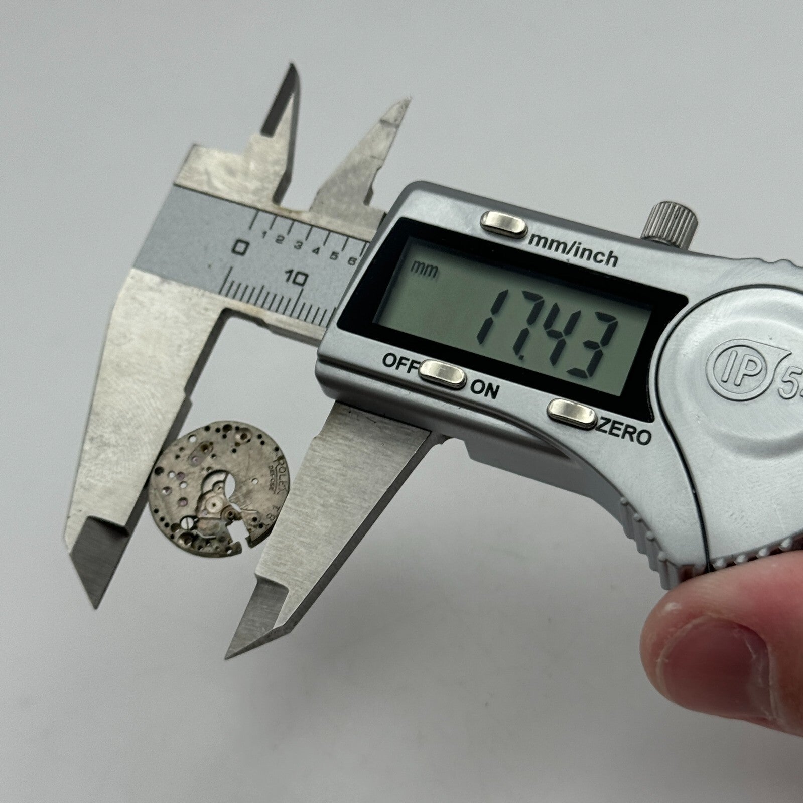 17.4mm Rolex Depose 181 Main Plate Manual Wind Watch Movement Vintage PARTS