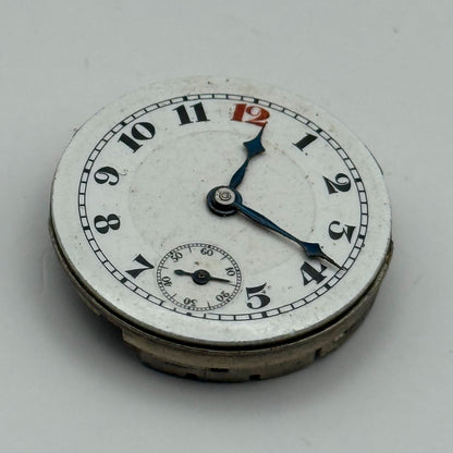 Buren 15 Jewels Trench Watch Movement Manual Wind Vintage Parts Repair 23.5mm