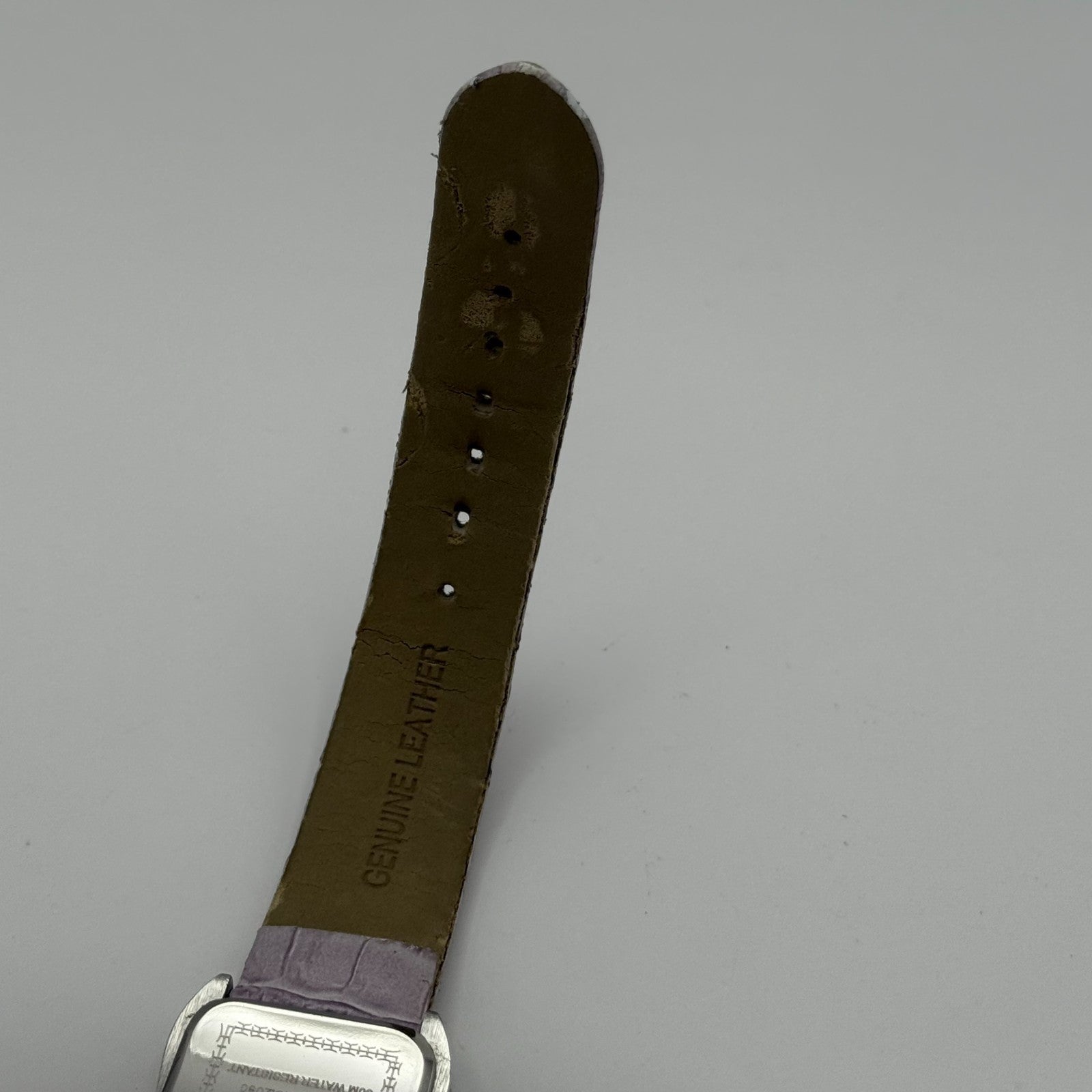 Oskar Emil Ladies Swiss Quartz Watch Crystal Bezel Leather Strap Working 25mm