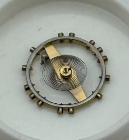 AS 970 Balance Wheel Complete And Spring Inca  28 M Watch Movement Parts NOS 