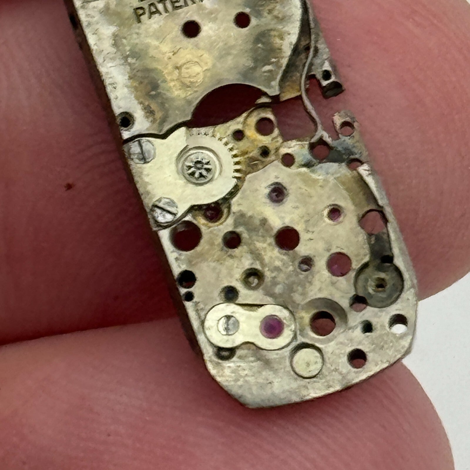 10mm Rolex Size M Patented Main Plate Manual Wind Vintage Watch Movement PARTS