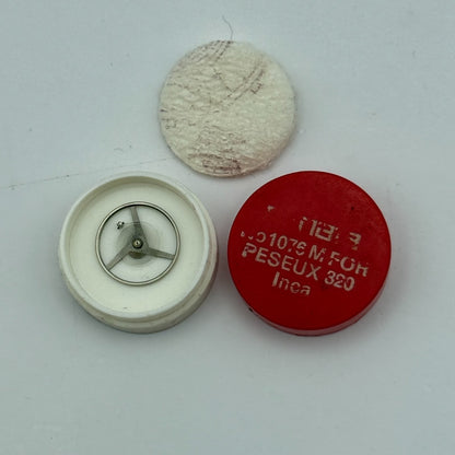 Peseux 320 Balance Wheel Complete And Spring  1076 M Watch Movement Parts 