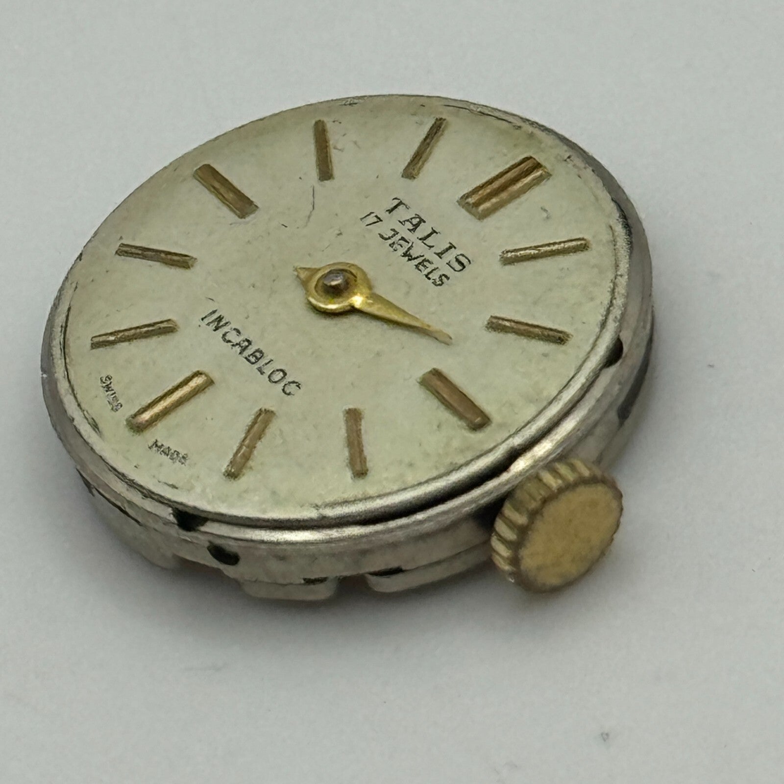 17.5mm Ladies Talis FHF 34 Balance Ok Watch Movement Swiss Vintage PARTS SPARES