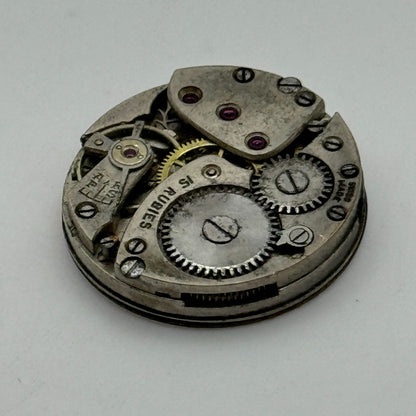 22mm Rolex Rolco 15 Rubies Military Trench Watch Movement Sub Seconds PARTS
