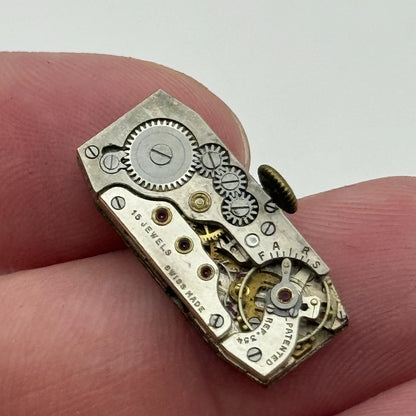 10.3mm Cyma Tavannes Ref 354 Manual Wind 15 Jewels Swiss Watch Movement PARTS