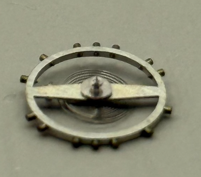 Peseux 320 330 Balance Wheel Complete And Spring 454 M Watch Movement Parts NOS