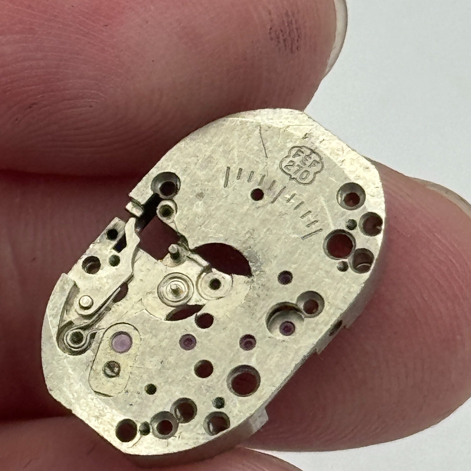 12.8mm Ladies FEF 270 Partial Manual Wind Watch Movement Swiss Vintage PARTS