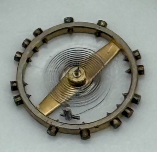 FHF 60 Balance Wheel Complete And Spring 6¾–8’’’ 200 M Watch Movement Parts NOS