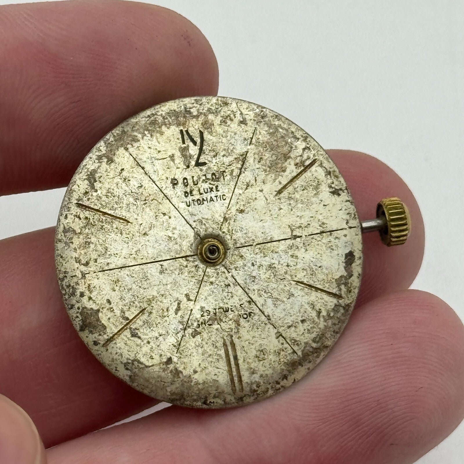 24.4mm Poljot de Luxe Cal 2415 Soviet Manual Wind Watch Movement PARTS REPAIR