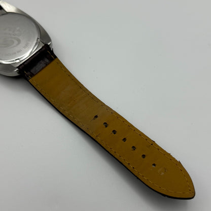 Fossil Blue 100 Meters Men’s Watch Quartz AM-3680 Date Dial Steel Working 38mm